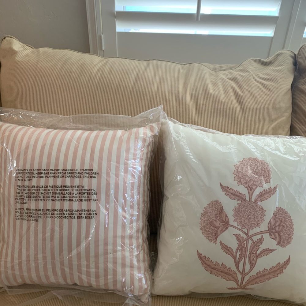 Pottery Barn Outdoor Pillows NWT (2)